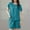 Sky Blue, variant on Aueoeo Pjs Sets for Women Sexy Pjs for Women Set Women Solid Color Casual Crewneck Short Sleeve Shirt Fashion Shorts Sets Pajamas Suit Night Sets for Women Sleepwear Green Xxl