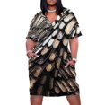 thumbnail image 1 of Vestido de novia a escala de dragón traje holgado con bolsillo para graduación, 1 of 6