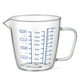 thumbnail image 1 of Vaso medidor OUNONA de 500 ml, vaso medidor de leche para niños con báscula, vaso medidor resistente al calor para microondas, vaso medidor transparente con báscula, 1 of 6