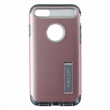 Spigen Slim Armor Dual Layer Case Cover w/ Kickstand iPhone 8 / 7 - Pink / Clear