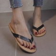thumbnail image 1 of Mujeres en Peep Zapatos planos transpirables Chanclas de playa Wmkox8yii ytu9949, 1 of 4