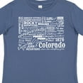 thumbnail image 4 of Inktastic Colorado Word Salad- State Outline Boys or Girls Toddler T-Shirt, 4 of 5