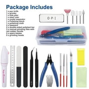 TSV 24Pcs Gund am Model Basic Tools Kit, Plastic Model Building Tools Craft Set, Hobby Building Tools Kit for Gund am, Car, Airplanes Model Assemble Building, Repairing