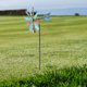 thumbnail image 3 of Molino de viento de metal para jardín, decoración de exteriores, molinos de viento, molinillos de viento, adornos rústicos de hierro para césped, esculturas atrapavientos, 3 of 7
