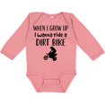 thumbnail image 3 of Inktastic Motocross Dirt Biking Future Dirt Biker Boys or Girls Long Sleeve Baby Bodysuit, 3 of 5