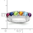 thumbnail image 6 of Sterling Silver Rhodium-plated Family Jewelry Mounting QXMR7/6SSM-9, 6 of 7