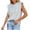 White, variant on JGGSPWM Women's Sleeveless Sparkly Glitter Sequins Stitching Dressy Casual Tank Tops Crewneck Solid Shirts Camisole Tees White M