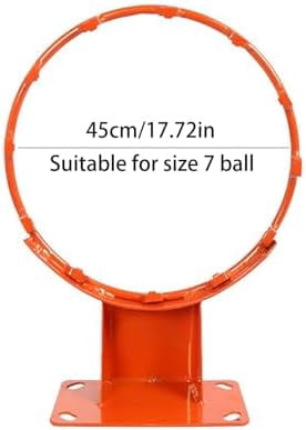 Heavy Duty Adult Standard Size 18" Basketball Hoop Goal Wall Mounted Basketball Rim Diameter 45centimeter/18inch (Special Edition)