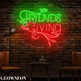 thumbnail image 3 of Glowneon Friendsgiving Neon Wall Decor, Thanksgiving Day Led Wall Art, 3 of 5