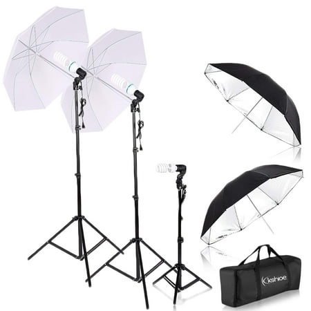 Photo Video Studio Softbox Lighting Kit, Translucent White Lights Photography Umbrella Lighting Kit for Photo Studio