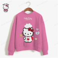 thumbnail image 3 of Sudadera con capucha de dibujos animados divertidos de HELLO KITTY para mujer, sudadera con capucha de HELLO KITTY de El viaje de Chihiro, sudadera con capucha gráfica de los años 90 para mujer, 3 of 5