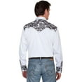 thumbnail image 2 of Scully P-634-PEW-L Mens Western Shirt - Pewter, Large, 2 of 2