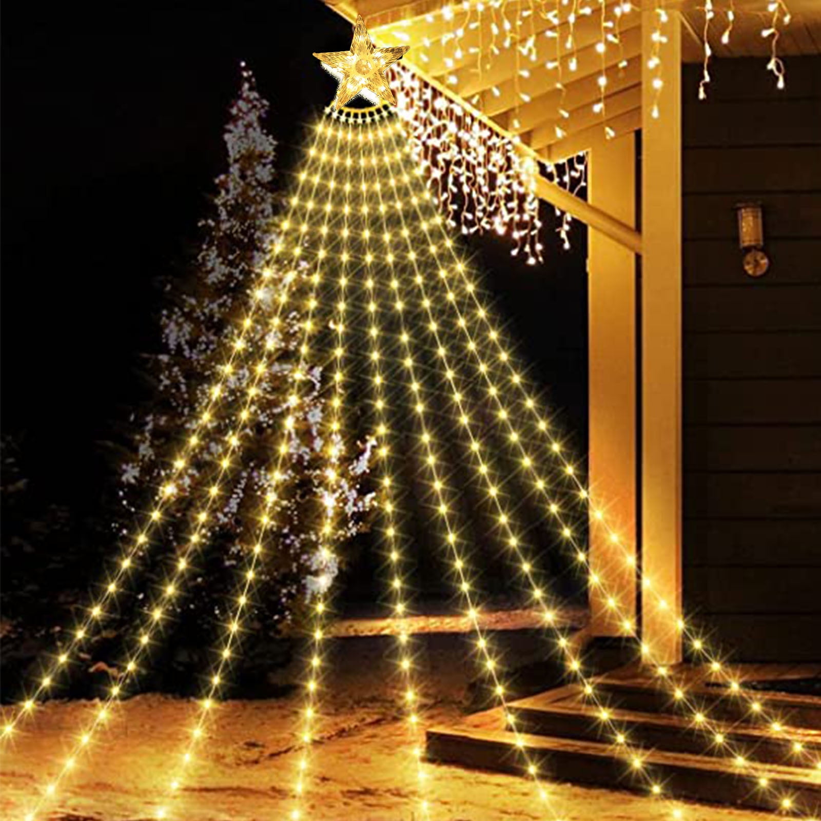 Jsbaby Christmas Decorations Lights Outdoor Yard Lights,12 ft High