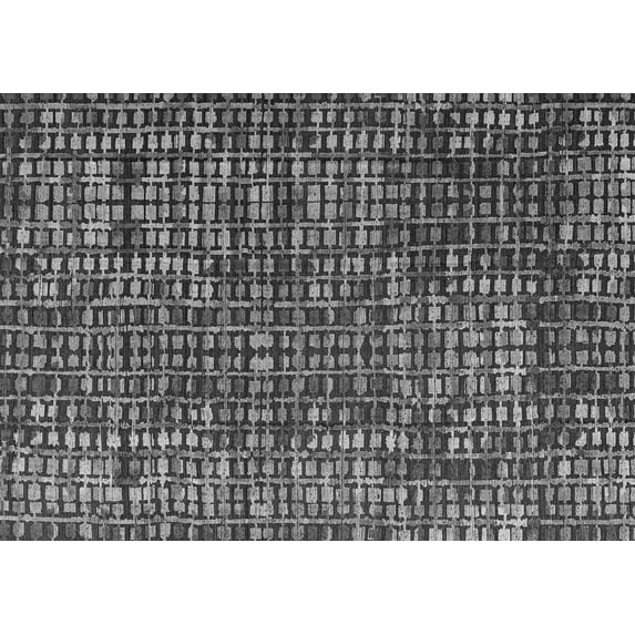 Ahgly Company Indoor Rectangle Abstract Gray Modern Area Rugs, 8' x 10'