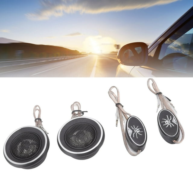 Speaker 2pcs Dome Tweeter 150W 4 Ohm Built in Capacitors Car Loudspeaker for All Car Audio Systems