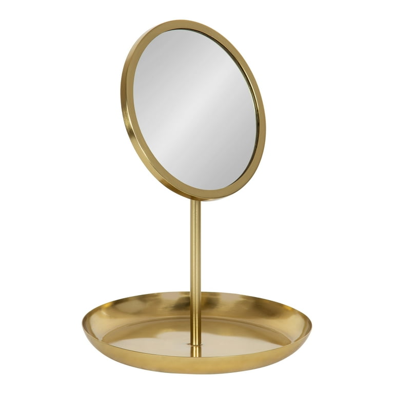 Kate and Laurel Laranya Modern Decorative Table Mirror 11 x 15