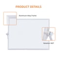 thumbnail image 3 of MXG Double-Sided Magnetic Dry Erase Board with Adjustable Stand, Markers and Eraser, 12x16" Desk Small Whiteboard for Students, Home and Office, 3 of 9