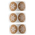 thumbnail image 1 of 3 Rouleaux d'Autocollants de Noël Flocon de Neige Thème de Noël (Couleur Assortie), 1 of 8