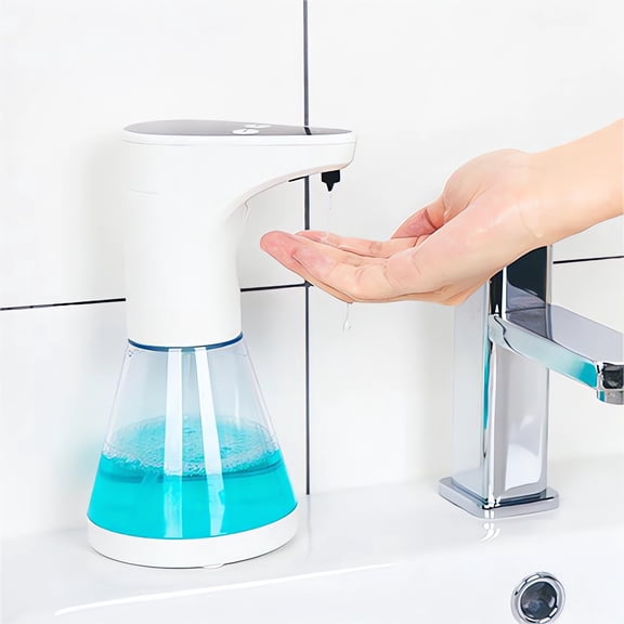 Specollect Clearance 1Pcs Automatic Sensor Foam Soap Dispenser Wall-Mounted Touchless Hand Sanitizer Dispenser Waterproof Perfect for Commercial or Household Use 21x11.8x10.8cm
