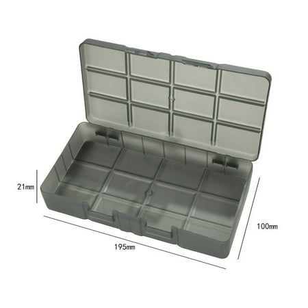 

1pcs Multi-Grid Slots Tool Case Storage Boxes Adjustable Screw Jewelry Organizer