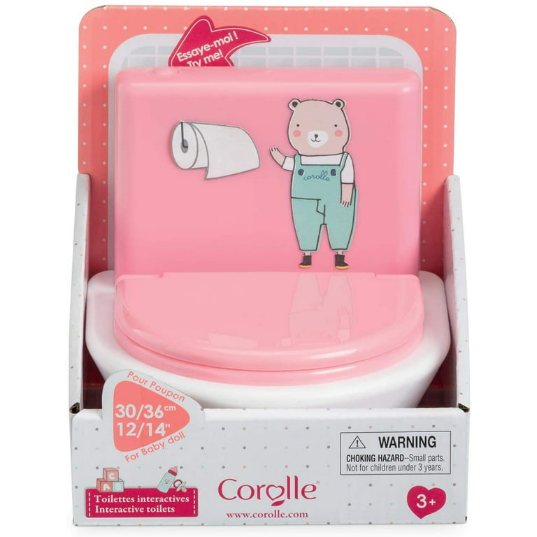 Suri sikkerhedsstillelse elasticitet Corolle - Interactive Toilet - Baby Doll Potty with 2 Sounds For Realistic  Pretend Play - Fits 14" Dolls - Batteries Included - Walmart.com