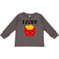 thumbnail image 3 of Inktastic Fry Lover I Love French Fries Boys or Girls Long Sleeve Toddler T-Shirt, 3 of 5