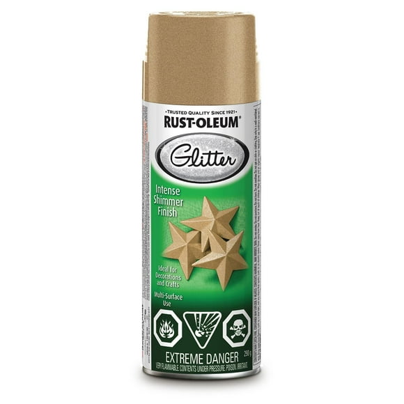 Rust-Oleum Spécialité Peinture aérosol, Paillettes Or 290 g