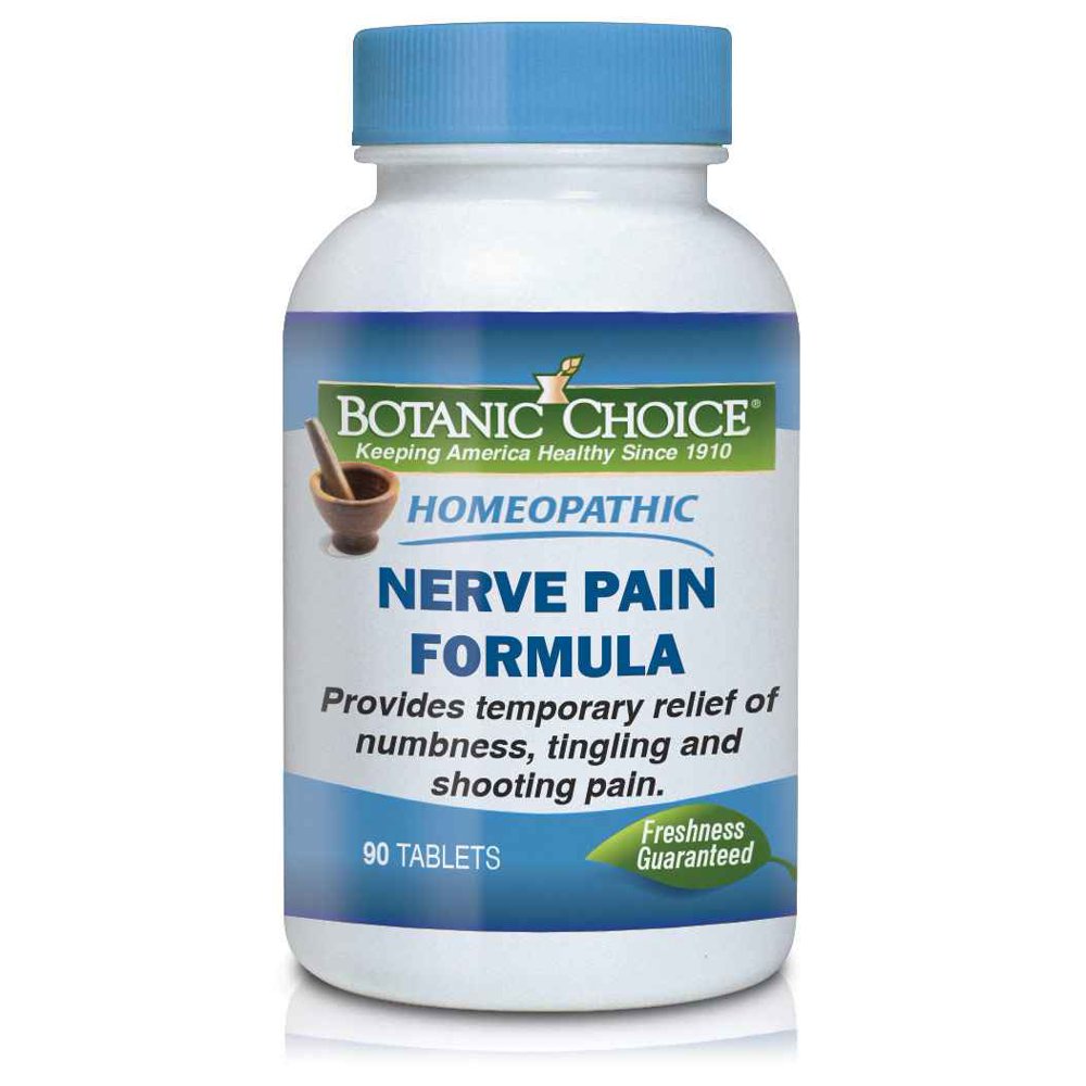 Botanic Choice Homeopathic Nerve Pain Formula Tablets, 90 Ct Walmart