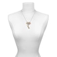 thumbnail image 3 of Delight Jewelry Goldtone Crystal Script ''Faith'' Multi-Colored Crystal Mom Charm Necklace, 3 of 5