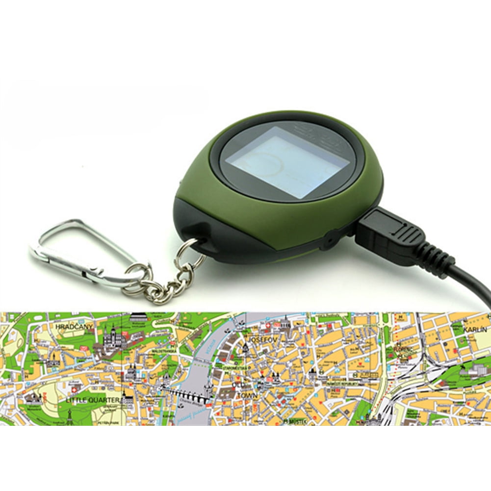 Mini Gps Navigation,portable Outdoor Location Finder Tracker Handheld With  Kay Chain Usb Rechargeable For Outdoor Hiking Traveling Hunting Wild Explor