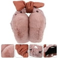 thumbnail image 4 of Cache-Oreilles Nœud Ajustable Cache-Oreilles Tricoté Pliable Accessoire d'Hiver Extérieur Blanc, 4 of 8