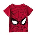 thumbnail image 2 of Camisetas con estampado de Superhéroes para niños, camiseta de Spiderman, Camiseta de algodón para niños, Tops Harajuku de manga corta, ropa de calle para niños, 2 of 4