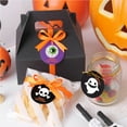 thumbnail image 3 of QualitChoice 300Pcs Round Halloween Paper Tags Label Tags Hang Labels Name Tags Candy Bag Hanging Card Name Card for Halloween Party Favor, 3 of 6