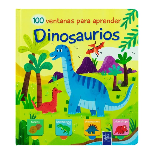 100 Ventanas Para Aprender Dinosaurios Yoyo Books Tapa dura 1ra edicion