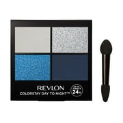 Revlon ColorStay Day to Night Long Lasting Matte and Shimmer Eyeshadow Quad, 580 Gorgeous, 0.16 oz