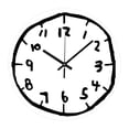 thumbnail image 1 of Reloj de pared acrílico minimalista, sencillo, silencioso, elegante y versátil. Blanco, 1 of 9
