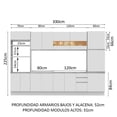 thumbnail image 3 of Cocina Integral Completa Madesa 330cm Olimpia 02 Blanco, 3 of 6