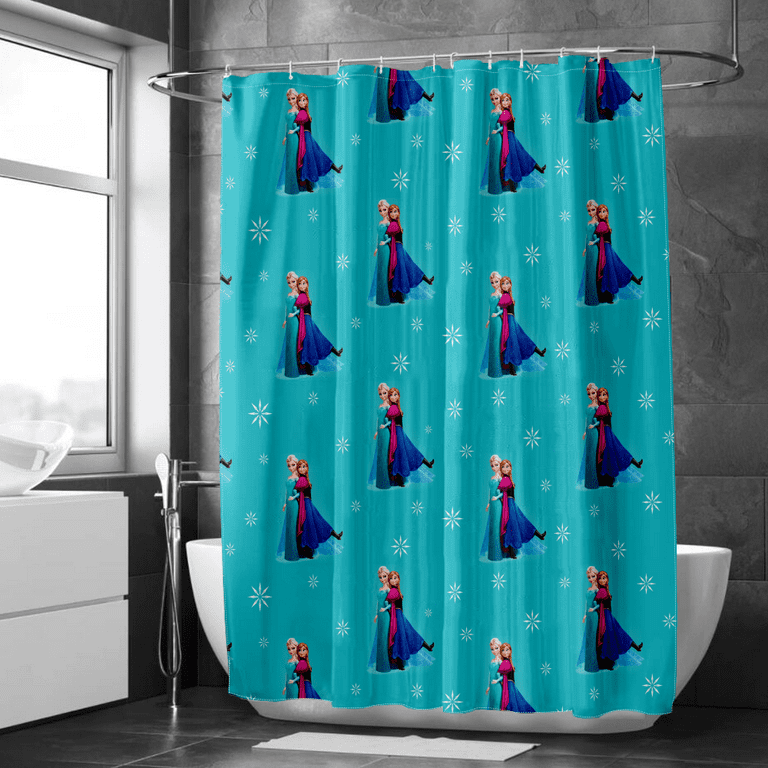 Frozen Shower Curtain, Shower Curtain Mold And Mildew Resistant Window Shower  Curtain Waterproof Shower Curtain Hooks Decorative Shower Curtain Girls 