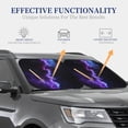 thumbnail image 4 of Saiise Purple And Blue Nebula for Foldable Car Sun Shades (2-Pack) Offer Sun Protection with an Easy-fold Design for Convenient Windshield Shading-Medium, 4 of 6