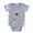 Heather Grey, variant on CafePress - Pug Dog Party - Cute Infant Baby Football Bodysuit