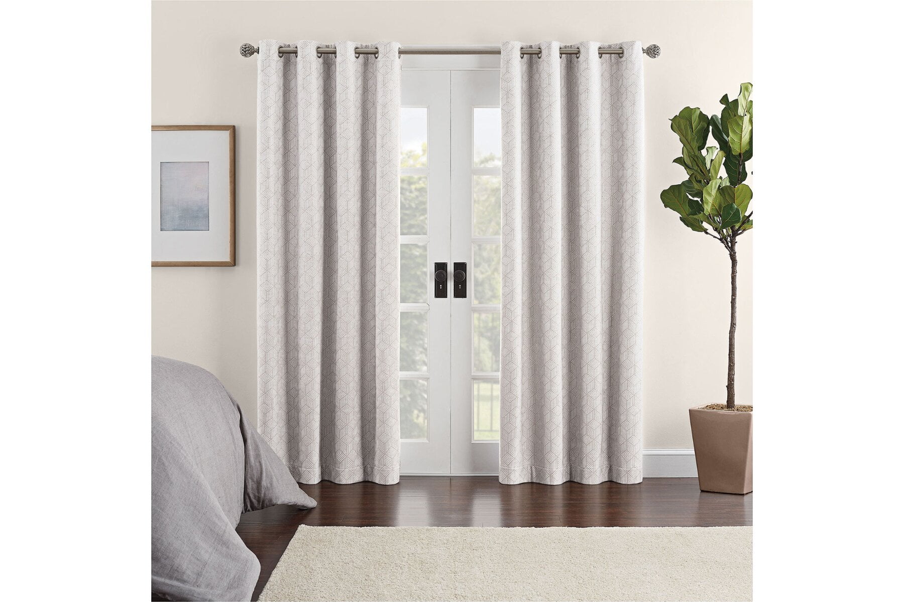 Eclipse Ambiance Geo Draft Stopper Energy Saving 100 Blackout Grommet