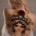 thumbnail image 1 of Adhesivo Impermeable De Espalda Completa Arte falso tatuaje Buda estatua cuerpo grande tatuaje dragón pez para niños niñas amante Sywqhk Libre de BPA, 1 of 3