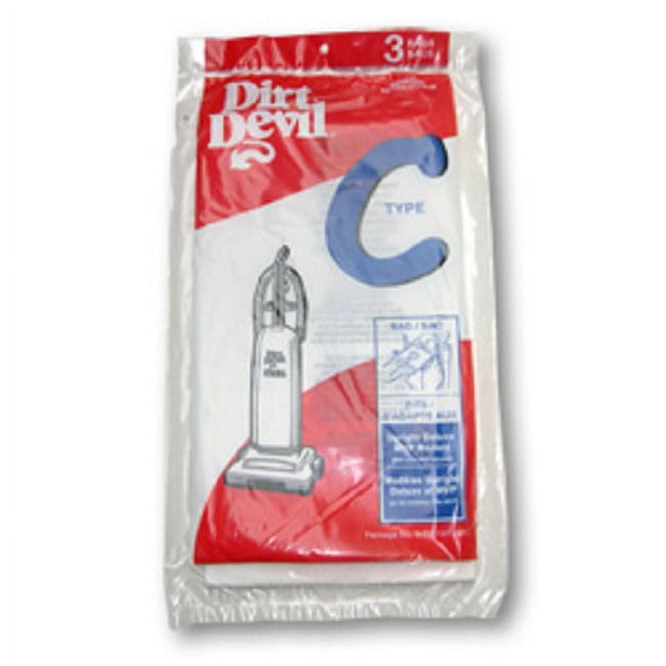Dirt Devil Type C Deluxe Vacuum Bags (10-Pack), 3700148001