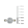thumbnail image 4 of 1 Carat T.W. (I2 clarity, H-I color) Brilliance Fine Jewelry Princess cut Diamond Engagement Ring in 10kt Yellow Gold, Size 8, 4 of 5