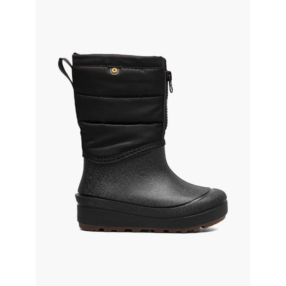 Bogs Snow Shell Zip Solid Kids Waterproof Boots