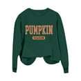 thumbnail image 6 of Bovemsi Womens Sweatshirts Pumpkin Season Sweatshirt Crewneck Long Sleeve Fall Shirt Halloween Holiday Pullover Fashion Outfits 2025 Clothes, 6 of 6