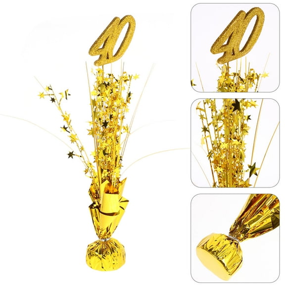 Masteelf 40th Birthday Centerpieces Birthday Party Decoration Birthday Party Table Decor