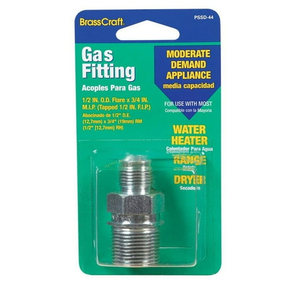 Brasscraft PSSD-44 Steel gas union