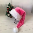 thumbnail image 4 of Black and White Fur Plush Hat for Adults and Children, Christmas Cap, Xmas Party, Home Decoration, High Quality, 4 of 5