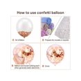 thumbnail image 3 of 40pcs Rose Gold Confetti Latex Balloons mixed Metal Matte Balloon Set Baby Shower Wedding Balloon Engagement Bachelor Bride Shower Happy Birthday Part, 3 of 5